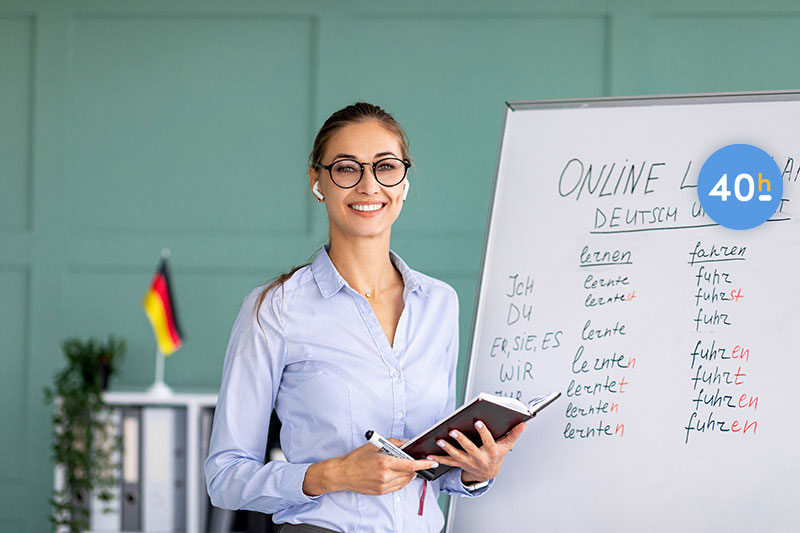 Cours particuliers Allemand - 100% à distance - sur-mesure - avec un professeur dédié - Certification LILATE